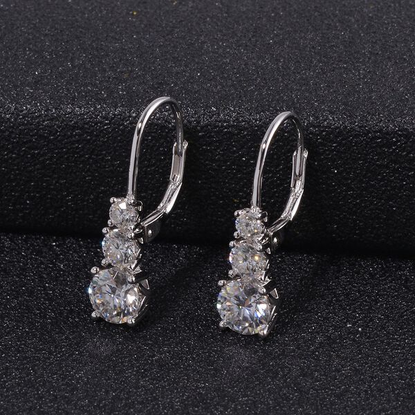 Moissanit Ohrringe - 2,19 ct. image number 2