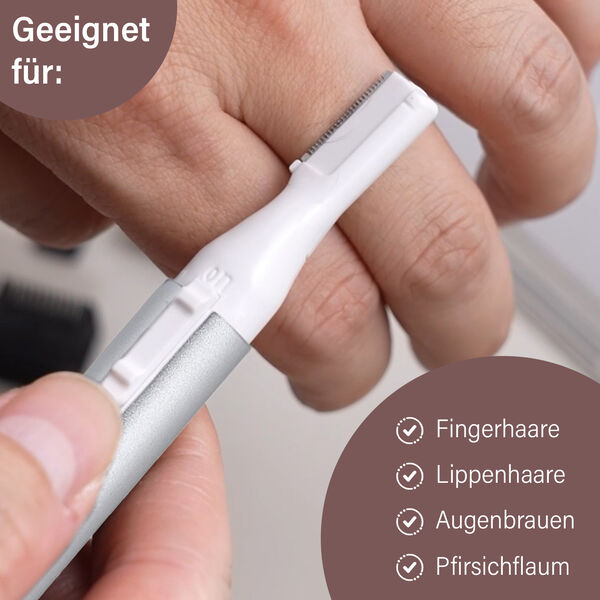 BEAUTECH elektrischer Augenbrauen-Haarentferner, Silber image number 4