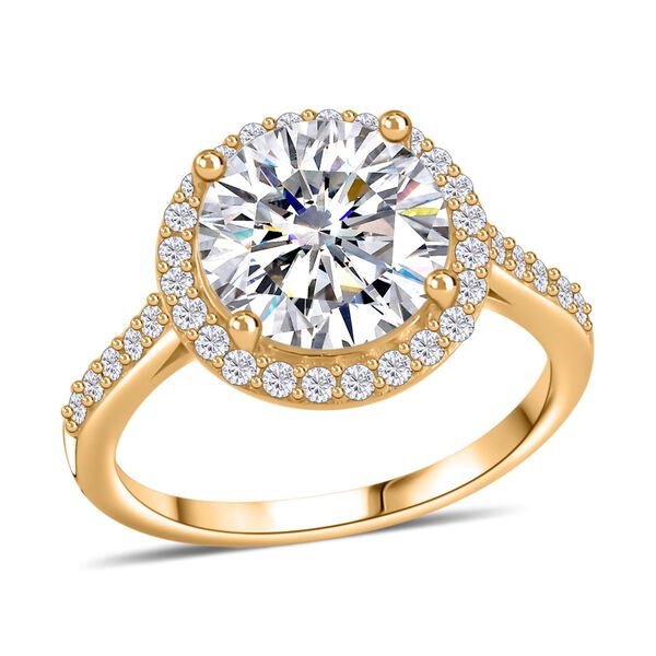 Moissanit Ring - 4,28 ct.