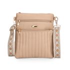 " life-style:Color:Off-white; Size/Profile: PU Crossbody Bag Wall (exterior):PU Lining (Interior):Polyester; Pockets (exterior):Zipper -4; Pockets (interior): slip-2,zipped-1 Size:23*26 cm shoulder strap size:120 cm"