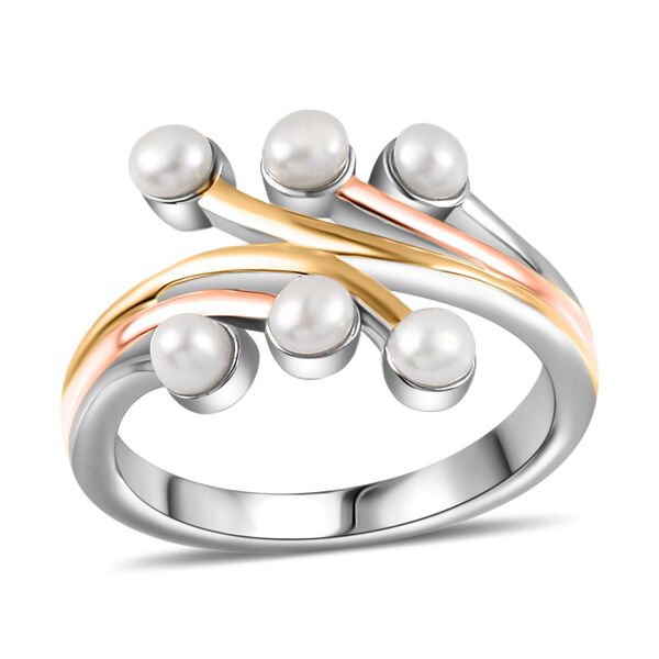 Süßwasserperlen Ring - 0,80 ct. image number 4