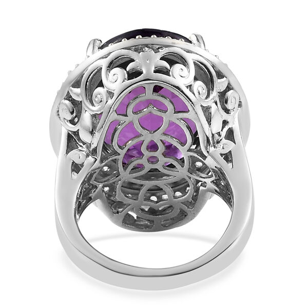 Lusaka Amethyst und Zirkon-Ring - 18,62 ct. image number 7