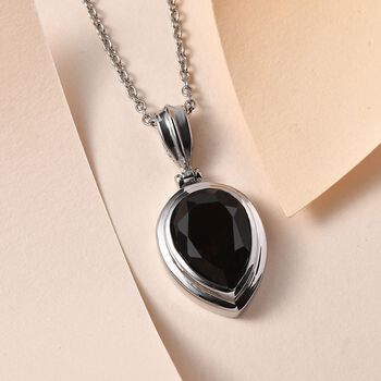 Rauchquarz Schmuckset  Edelstahl ca. 4,68 ct.