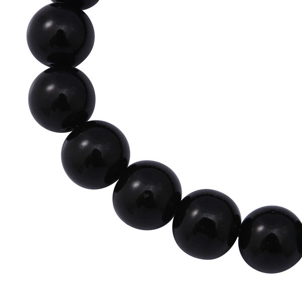 Schwarzes Onyx Armband ca. 19 cm lange 925 Silber ca. 119.00 ct image number 2