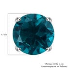 Capri-Blau Triplett Quarz-Ohrringe, 925 Silber platiniert ca. 2,77 ct image number 4