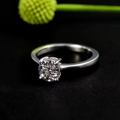 LUXURIANT DIAMOND- IGI zertifizierter SI-GH Labor Diamant Ring in 585 Weißgold- 1 ct. image number 3