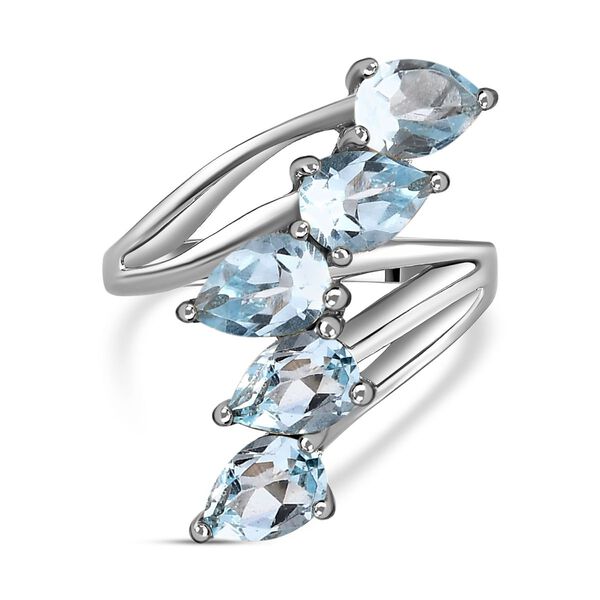 Himmelblauer Topas-Ring -4,83 ct. image number 0