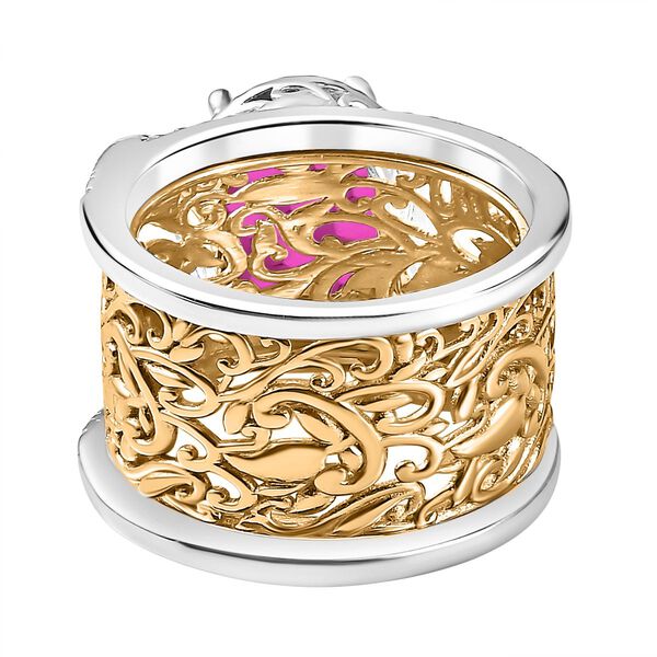 2er-Set- Sunset Quarz Triplett Ringe - 3,30 ct. image number 7