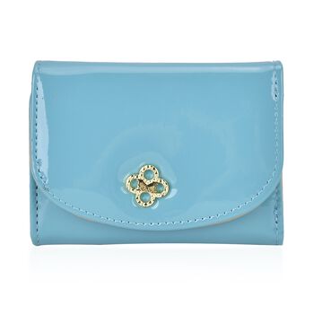 Geldb&ouml;rse, 13 F&auml;cher, RFID Schutz, Blau