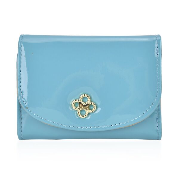 Geldb&ouml;rse, 13 F&auml;cher, RFID Schutz, Blau