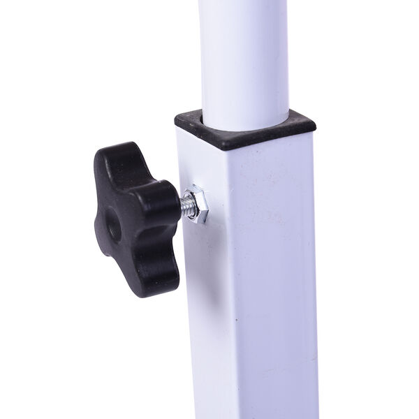 Betttisch auf R&auml;dern mit verstellbarer H&ouml;he, MDF - Platte, 60x40 cm, Schwarz image number 3