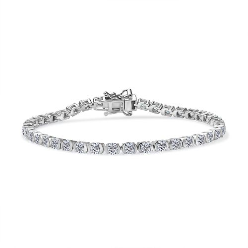 D’joy Moissanit Armband ca. 19 cm 925 Silber rhodiniert ca. 5.08 ct image number 0