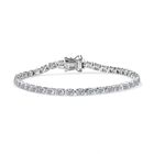D’joy Moissanit Armband ca. 19 cm 925 Silber rhodiniert ca. 5.08 ct