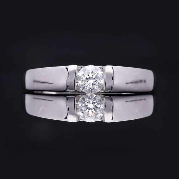 IGI zertifizierter VS Diamant Ring in 950 Platin - 0,50 ct. image number 1