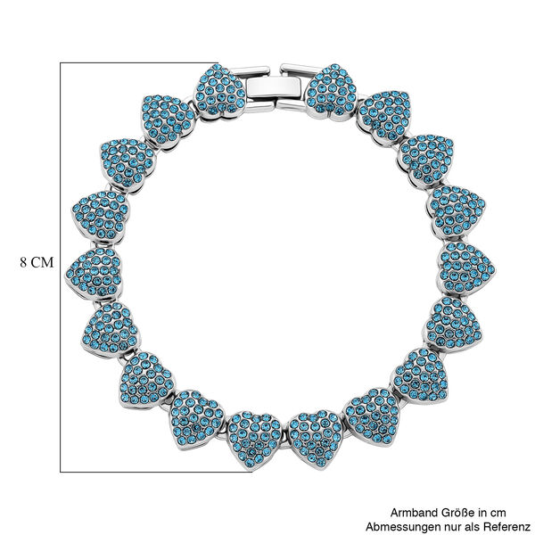 Blau Kristall Armband ca. 19 cm Standard image number 4