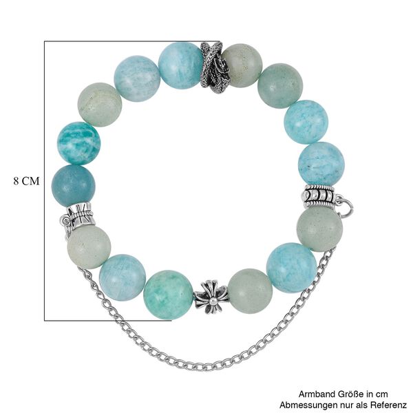 Flexibles Amazonit Armband - 190 ct. image number 4