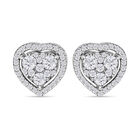 New York Kollektion- SI GH Diamant Herz Ohrringe- 0,75 ct. image number 0