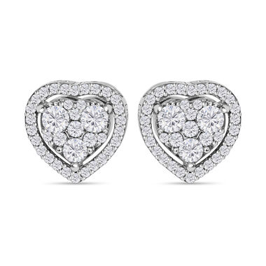 New York Kollektion- SI GH Diamant Herz Ohrringe- 0,75 ct.