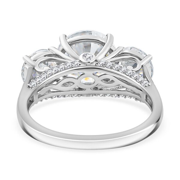 Moissanit Ring - 4,24 ct. image number 5