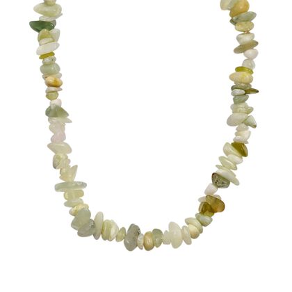 AA Serpentin Halskette 70 cm, ca. 270.00 ct