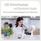 LED-Schminkspiegel mit Bluetooth-Audio und USB-Ladekabel, Weiß image number 1