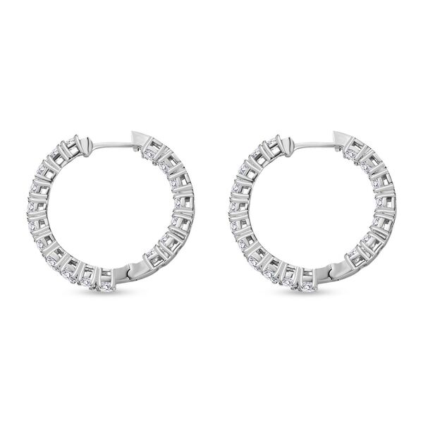 EF Moissanit Inside-Out-Creolen - 3,85 ct. image number 3