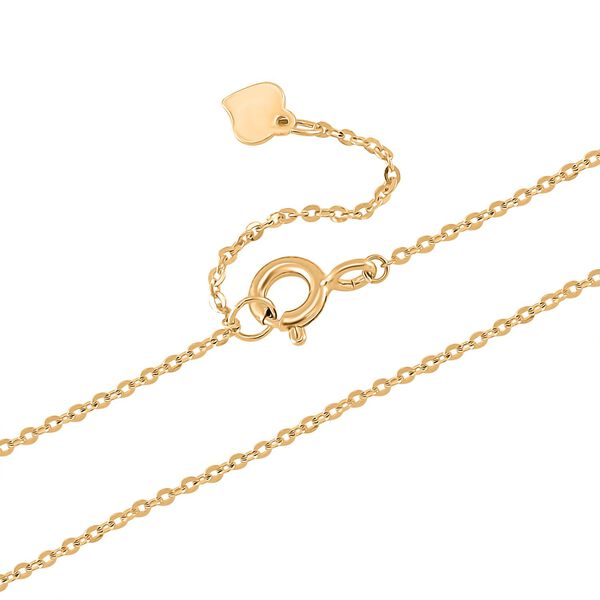 Goldene Muschelkernperle Halskette Flexibles 925 Silber vergoldet image number 5