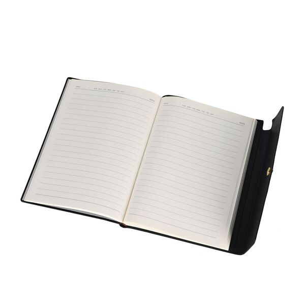 Serpentine Notizbuch Geschenkset mit Kugelschreiber - schwarz image number 8