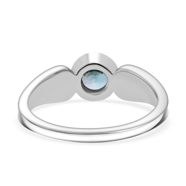 AA blauer Zirkon zweifarbiger Ring - 1,35 ct. image number 5