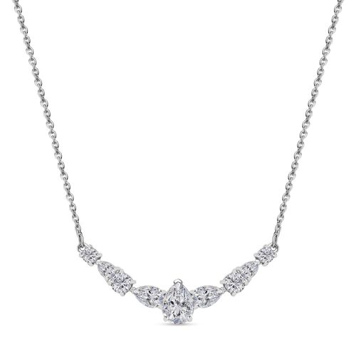 Moissanit Halskette, 45 cm - 2,56 ct. image number 0