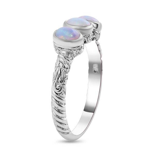 Royal Bali Kollektion - Nat&uuml;rlicher, &auml;thiopischer Welo Opal-Ring - 0,98 ct. image number 3