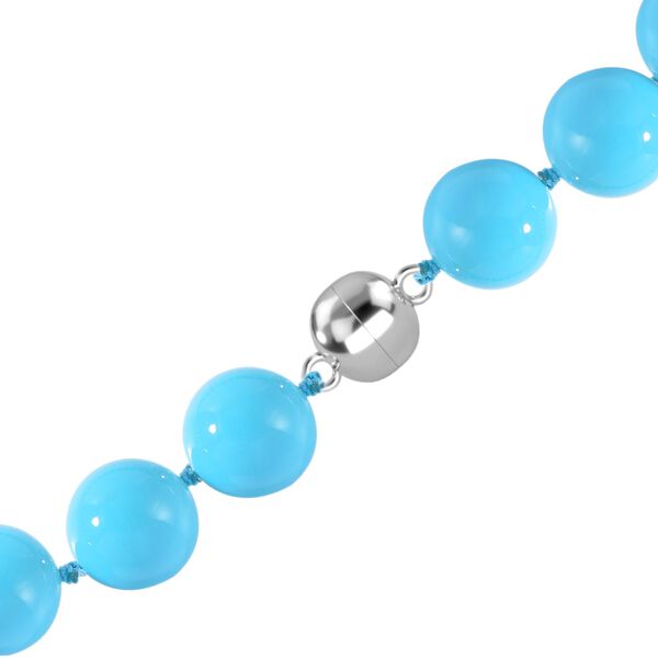 Sleeping Beauty T&uuml;rkis Muschelperle 50cm Halskette image number 3