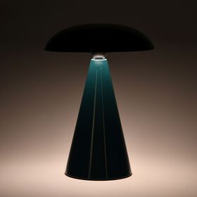 LIVMORE 2-in-1 Magnetische, wiederaufladbare LED-Tisch- und Wandleuchte, 15,5x15,5x21cm, Dunkelgr&uuml;n