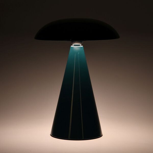 LIVMORE 2-in-1 Magnetische, wiederaufladbare LED-Tisch- und Wandleuchte, 15,5x15,5x21cm, Dunkelgrün image number 3