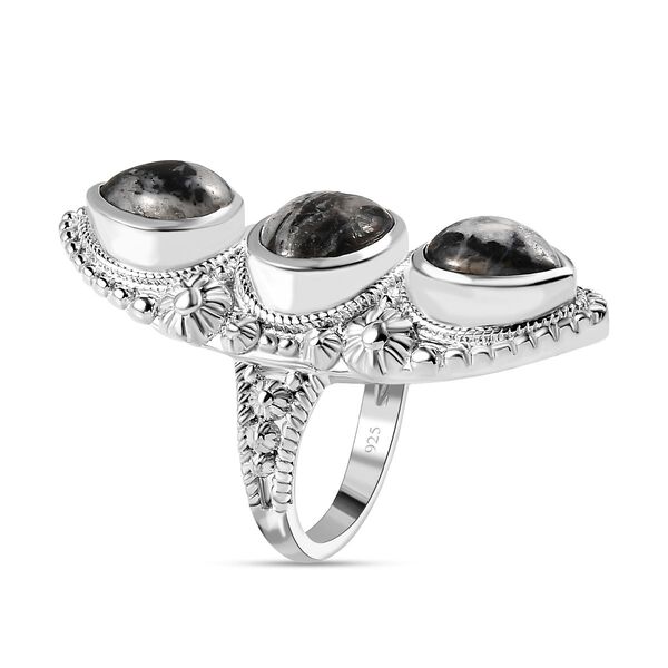 Wei&szlig;er B&uuml;ffel-Ring - 6,59 ct. image number 4