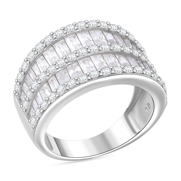 Wei&szlig;er Zirkonia-Ring image number 4