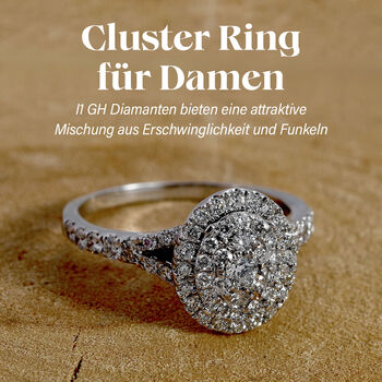 New York Kollektion - Wei&szlig;er  I1 GH Diamant-Ring - 1 ct.