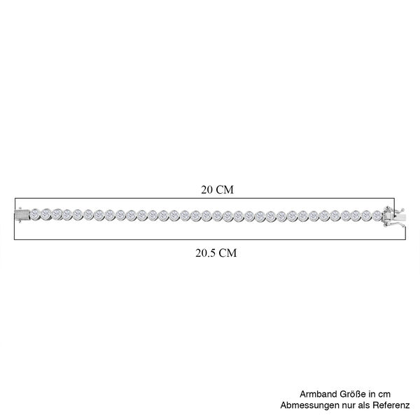 D'Joy Moissanit 20cm Armband - 10,82 ct. image number 5