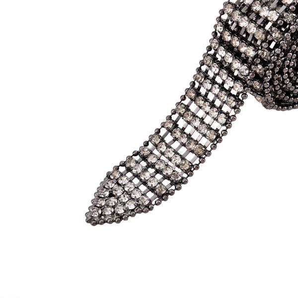 Kristallg&uuml;rtel, L120cm, schwarz image number 5