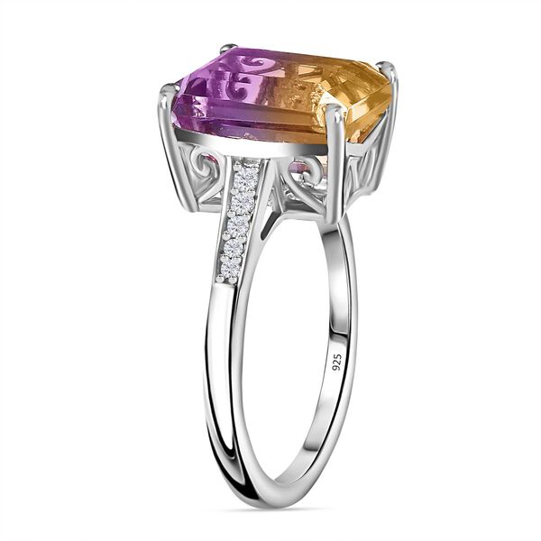 AAA Ametrin und Zirkon Ring - 6,20 ct. image number 5