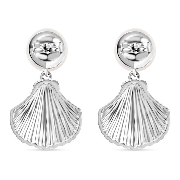 EVER TRUE S&uuml;&szlig;wasser Perle (8-10 mm) Ohrringe Nickelfreies Messing, Silberfarben image number 5