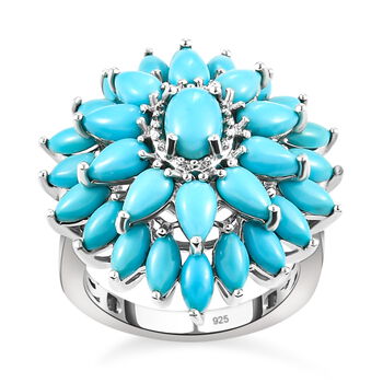 Nat&uuml;rlicher Sleeping Beauty T&uuml;rkis-Ring - 4,09 ct.