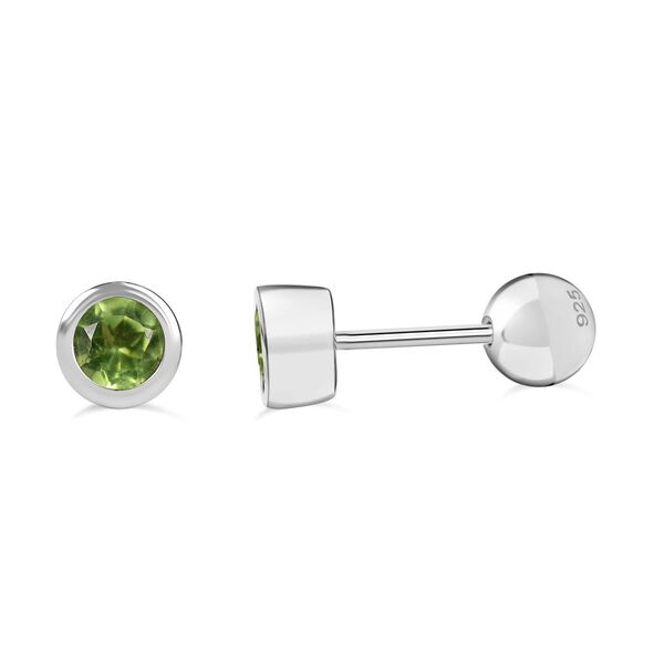 Peridot Ohrringe, 925 Silber rhodiniert - 0,61 ct. image number 0
