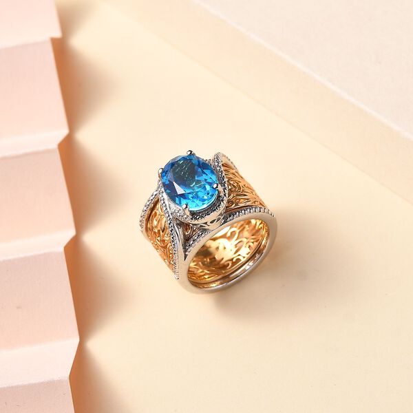 2er-Set- Karibik Quarz Ringe - 3,30 ct. image number 2