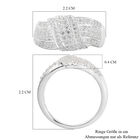 Weißer Zirkonia Ring 925 Silber  ca. 0,98 ct image number 5