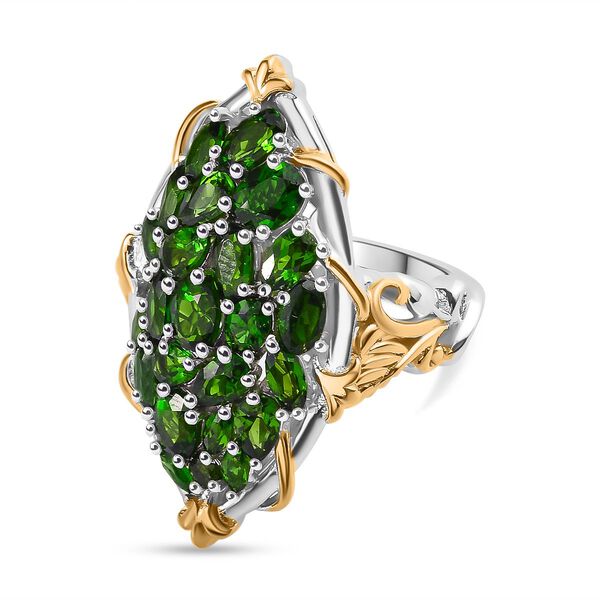 Nat&uuml;rlicher Chromdiopsid-Ring - 5,19 ct.