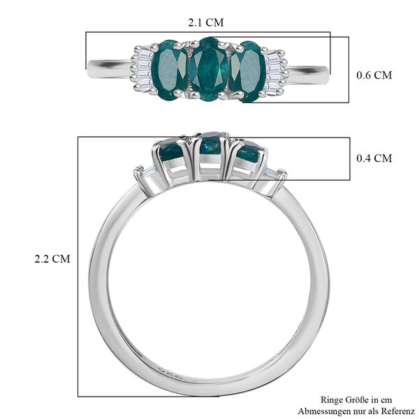 AAA Grandidierit und Diamant Ring - 0,73 ct. image number 7
