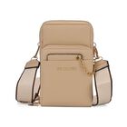 PASSAGE Crossbody-Handytasche mit Abnehmbarem Kartenhalter, 18x6.5x11cm, beige