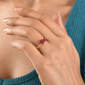 D'Joy afrikanischer Rubin Ring - 2 ct.