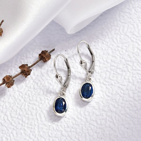 D'Joy AA Natürliche Kaschmir Kyanit Ohrringe - 2 ct. image number 2